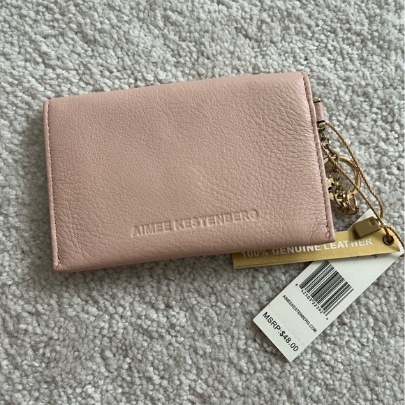Aimee Kestenberg Ashley Leather Keychain Pouch - Rose pink - Picture 3 of 3